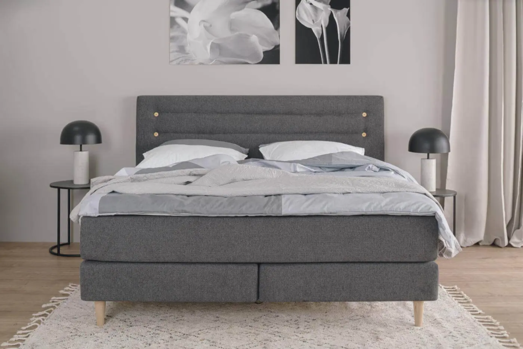 basics by BICO boxspring Calla Button Anthrazite h3900
