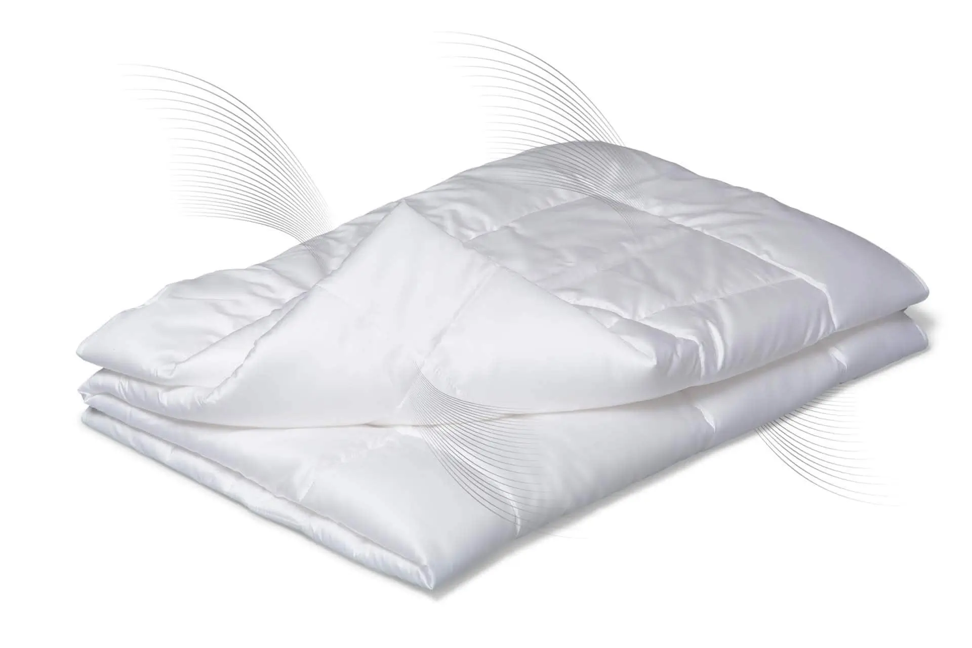 Isabelle by Bico Sommerduvet zusammengelegt Airflow Luftzug freigestellt