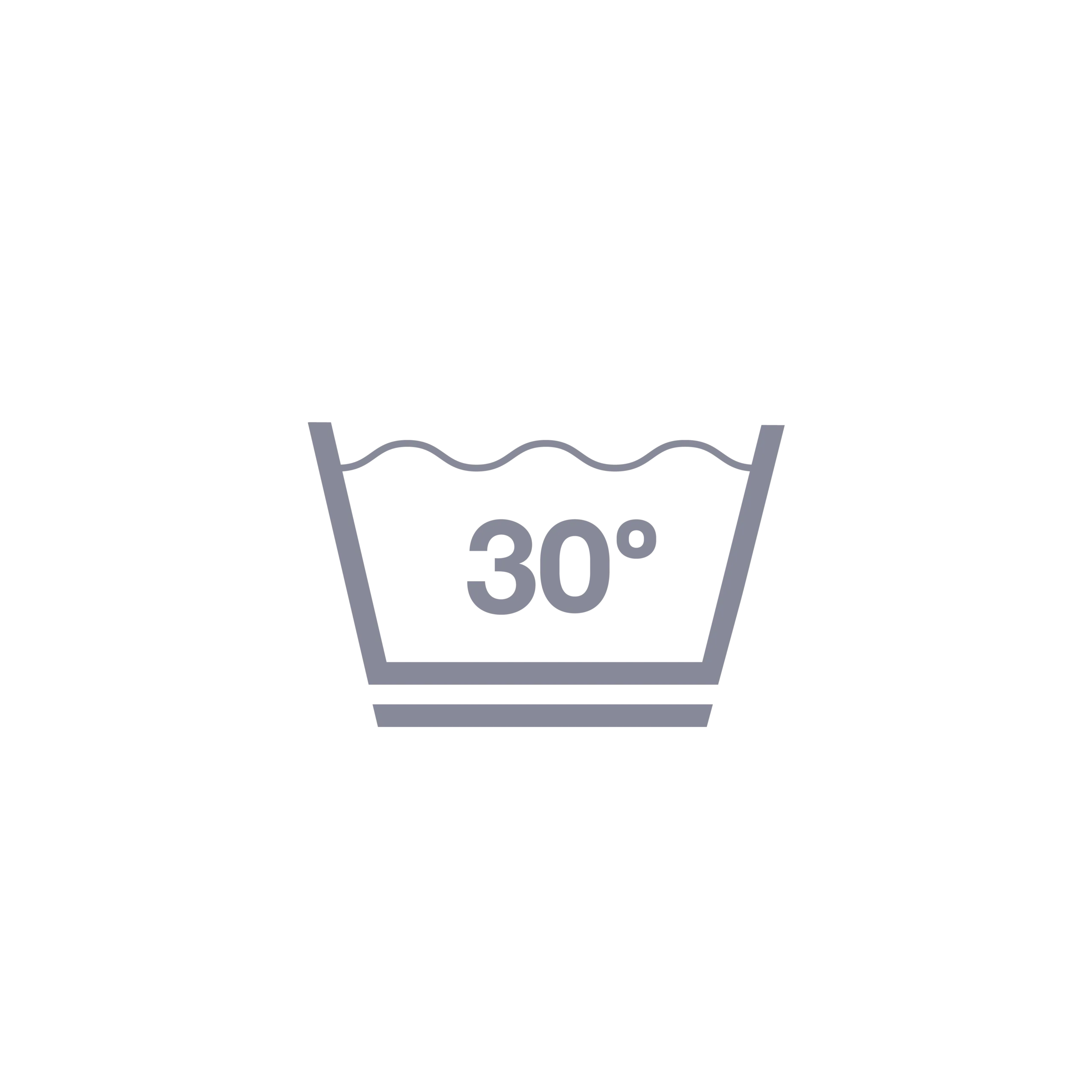 Waschbar 30 °C