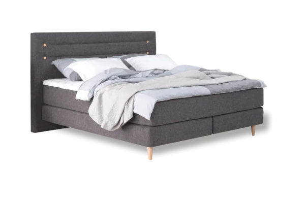 basics by BICO Boxspring Calla Button Anthrazite
