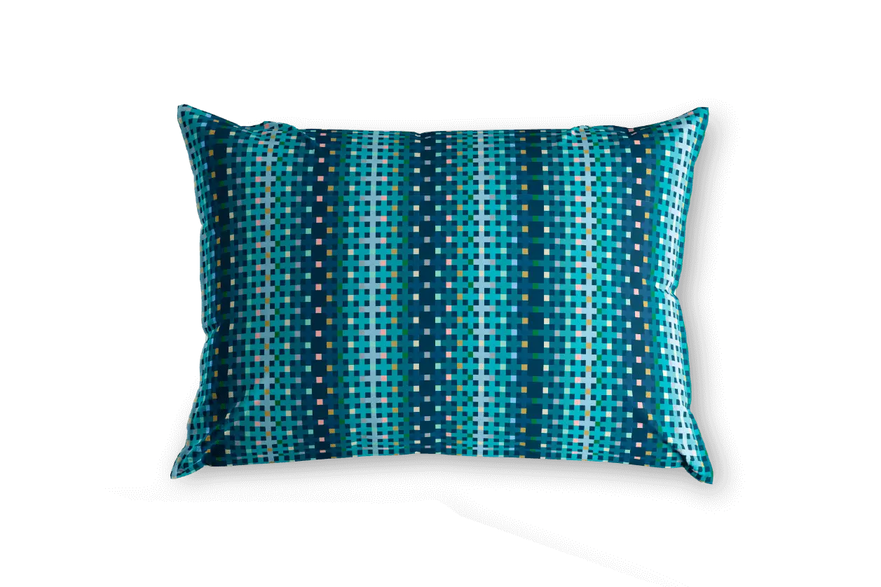 Selection by Bico Squares Kissen blue