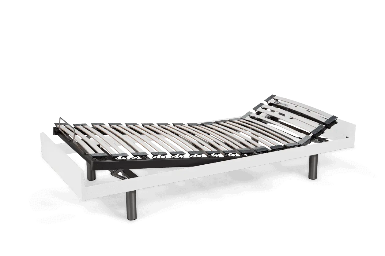 Bico Swing Flex Couch B Lattenrost Buche naturweiss lackiert