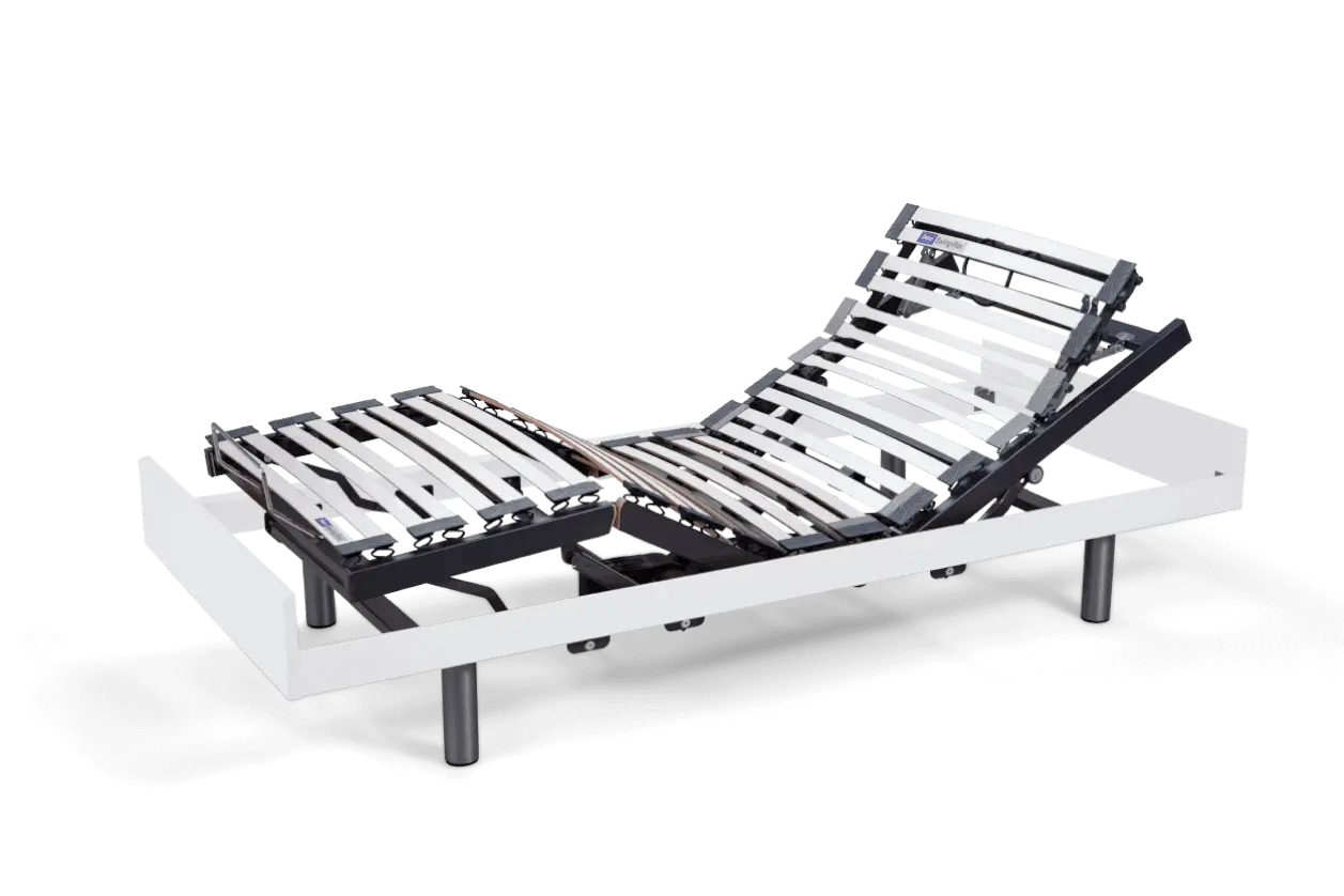 Bico Swing Flex Couch M2 Lattenrost Buche naturweiss lackiert